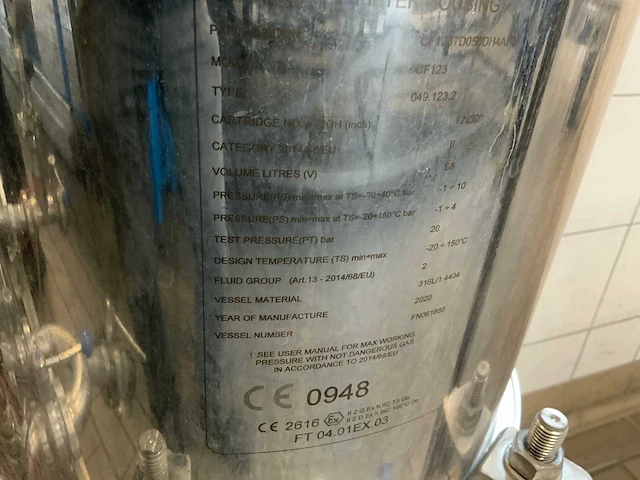 Pall cf123 dubbel filter - afbeelding 5 van  5