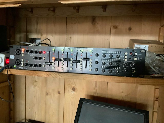Palladium 500 vintage high power stereo amplifier versterker met dap audio imix 7.3 mixpaneel - afbeelding 1 van  6
