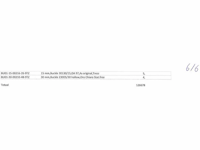 Pallet (20x) met diverse buckle/ loop/ endtip (126.678 pcs) - afbeelding 12 van  21