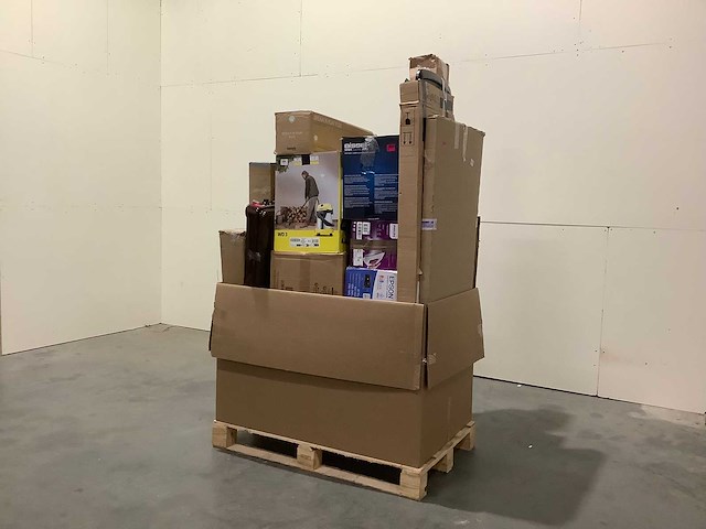 Pallet a-merk retourgoederen - 30 items - afbeelding 1 van  7