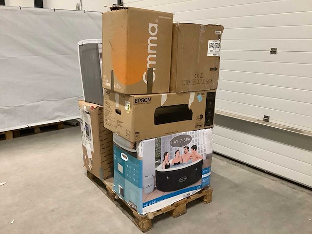Pallet a-merk retourgoederen - 9 items - afbeelding 1 van  5
