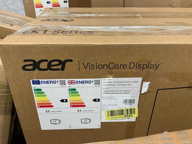 Pallet acer pc schermen / monitors (15x) - afbeelding 4 van  5