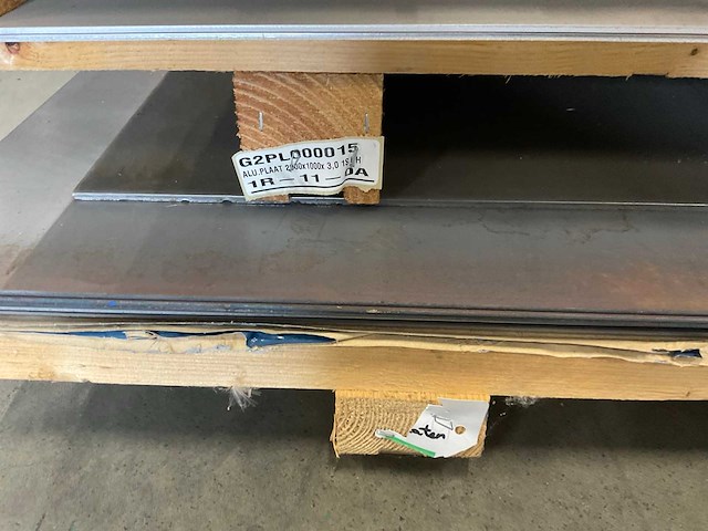 Pallet aluminium platen (4x) - afbeelding 9 van  9