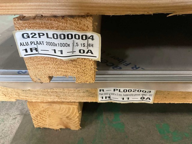 Pallet aluminium platen (5x) - afbeelding 8 van  8