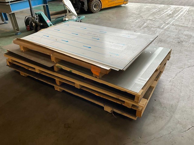 Pallet aluminium platen (5x) - afbeelding 3 van  6