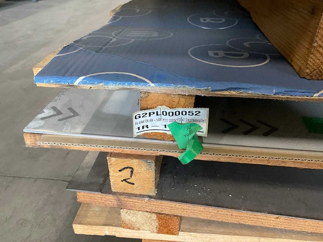 Pallet aluminium platen (6x) - afbeelding 7 van  8