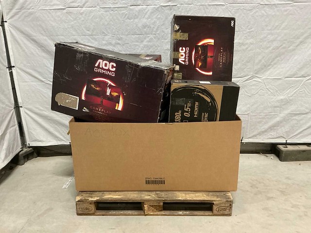 Pallet aoc pc schermen / monitors (10x) - afbeelding 2 van  8