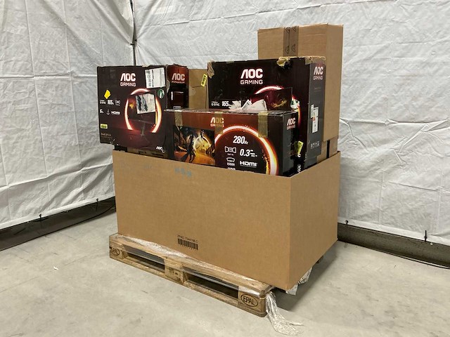 Pallet aoc pc schermen / monitors (13x) - afbeelding 1 van  8