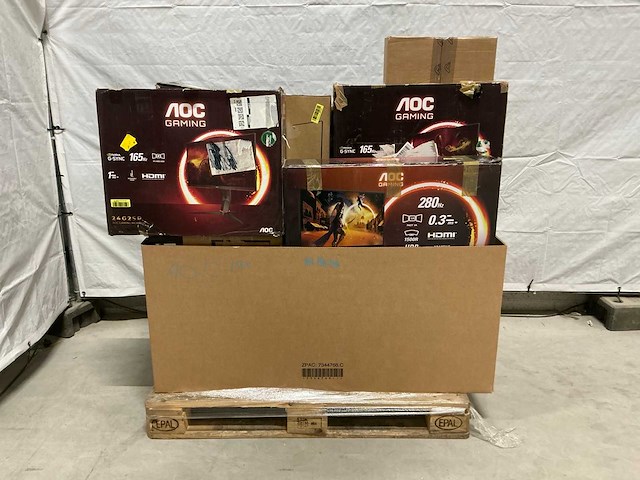 Pallet aoc pc schermen / monitors (13x) - afbeelding 2 van  8