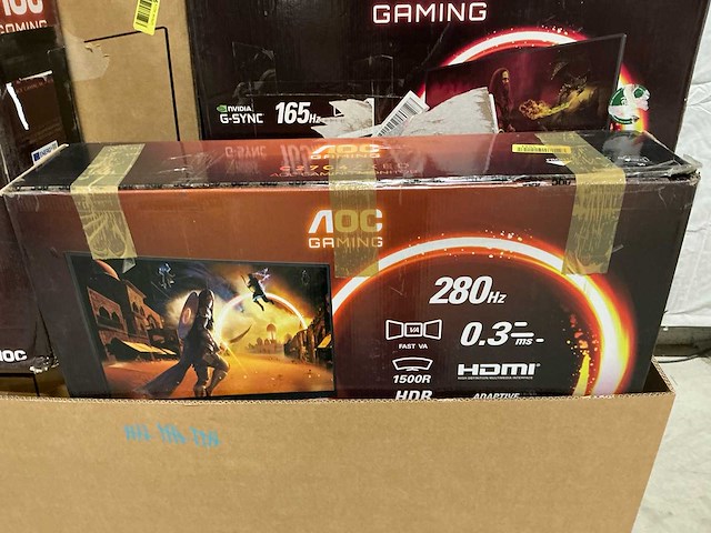 Pallet aoc pc schermen / monitors (13x) - afbeelding 4 van  8