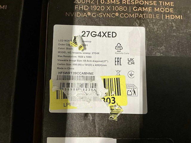 Pallet aoc pc schermen / monitors (13x) - afbeelding 8 van  8