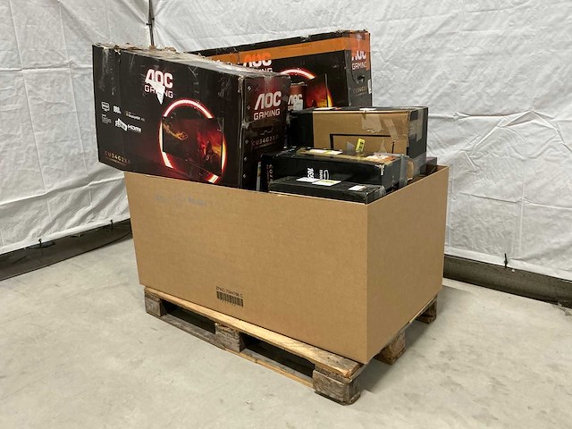 Pallet aoc pc schermen / monitors (13x) - afbeelding 1 van  9
