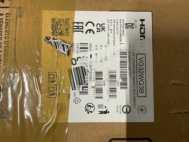 Pallet asus pc schermen / monitors (13x) - afbeelding 4 van  8