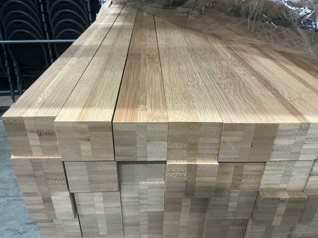 Pallet bamboe hout (182x 262x4,4x5cm) - afbeelding 5 van  6