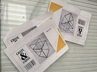 Pallet bijzettafels metaal, glas (8x set van 2) crate & cargo - afbeelding 5 van  8