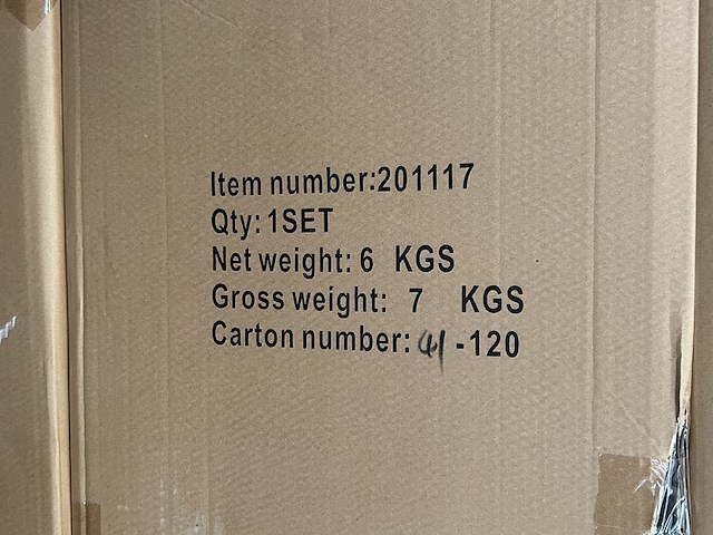 Pallet bijzettafels metaal, glas (8x set van 2) crate & cargo - afbeelding 8 van  8