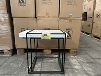 Pallet bijzettafels metaal, glas (9x set van 2) crate & cargo - afbeelding 1 van  6