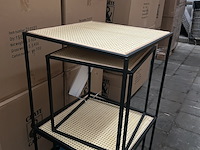Pallet bijzettafels rotan (14x set van 2) crate & cargo - afbeelding 7 van  10