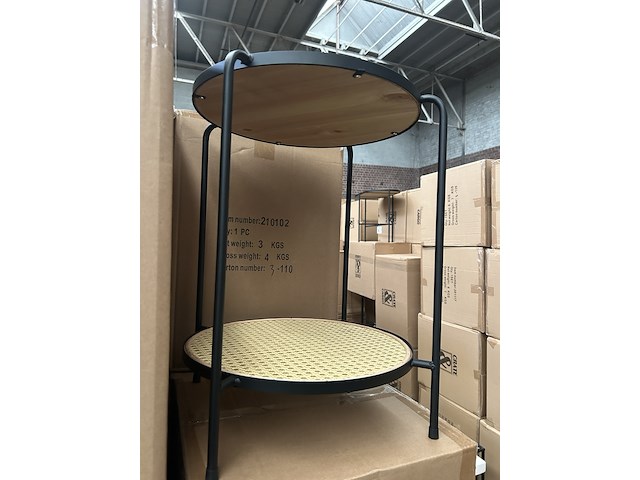 Pallet bijzettafels rotan (18x) crate & cargo - afbeelding 4 van  7