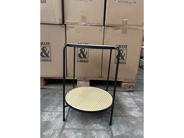 Pallet bijzettafels rotan (18x) crate & cargo - afbeelding 2 van  6