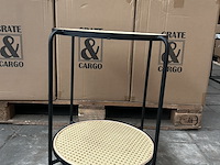 Pallet bijzettafels rotan (18x) crate & cargo - afbeelding 2 van  6