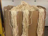 Pallet box vol gesneden sisal touw