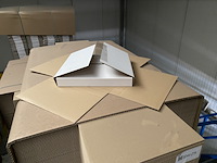 Pallet ca. 1200 stansdoos 260x260x30mm, wit - afbeelding 2 van  2