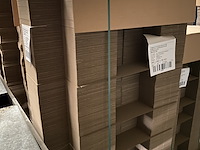 Pallet ca. 1200 stansdoos 260x260x30mm, wit - afbeelding 1 van  3