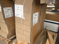 Pallet ca. 360 verzenddozen 30x23x27cm dubbelgolf, bruin - afbeelding 1 van  4