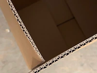 Pallet ca. 360 verzenddozen, dubbelgolf, bruin, 30x23x27cm - afbeelding 2 van  4