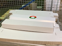 Pallet ca. 900 stansdozen 65x12x7cm, wit - afbeelding 3 van  3