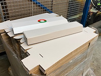Pallet ca. 900 stansdozen 65x12x7cm, wit - afbeelding 2 van  3