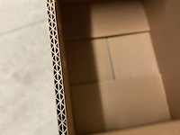 Pallet ca.100 verzenddozen 59x39x18cm dubbelgolf, bruin - afbeelding 3 van  3