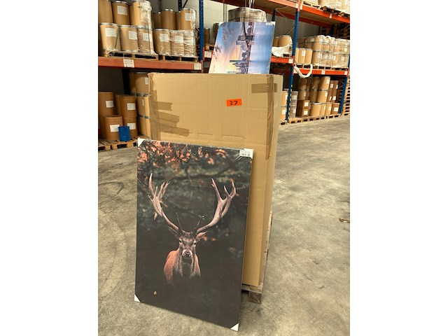 Pallet canvas wanddecoratie, mixpartij - afbeelding 2 van  7