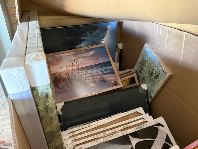 Pallet canvas wanddecoratie, mixpartij - afbeelding 2 van  5