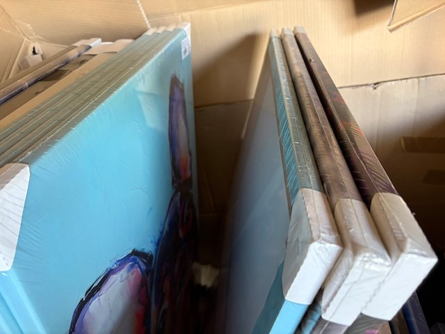 Pallet canvas wanddecoratie, mixpartij - afbeelding 7 van  8