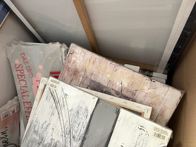 Pallet canvas wanddecoratie, mixpartij - afbeelding 6 van  9