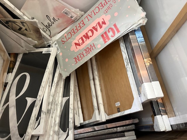Pallet canvas wanddecoratie, mixpartij - afbeelding 7 van  9