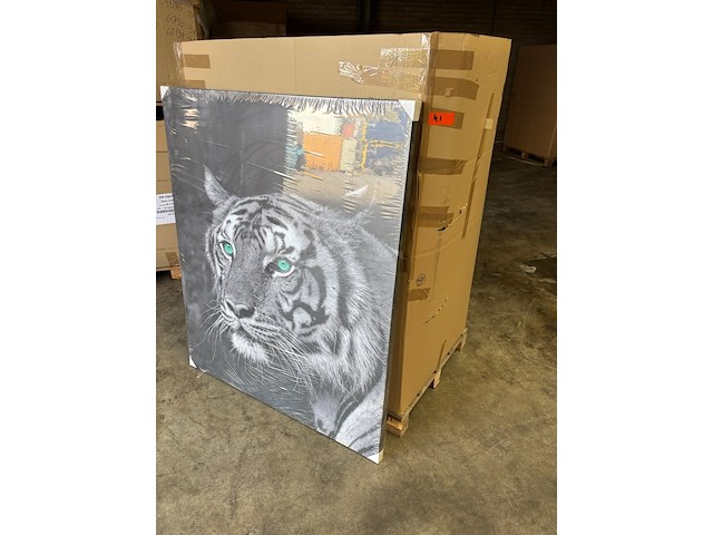 Pallet canvas wanddecoratie, mixpartij - afbeelding 2 van  4