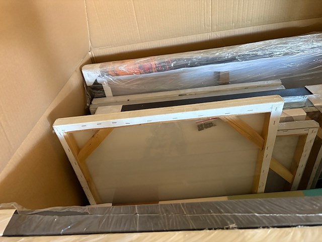 Pallet canvas wanddecoratie, mixpartij - afbeelding 3 van  9