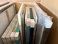 Pallet canvas wanddecoratie, mixpartij - afbeelding 6 van  9