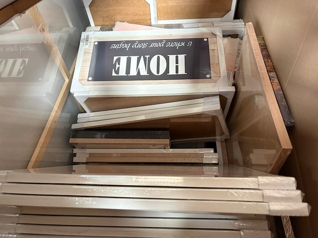 Pallet canvas wanddecoratie, mixpartij - afbeelding 5 van  6