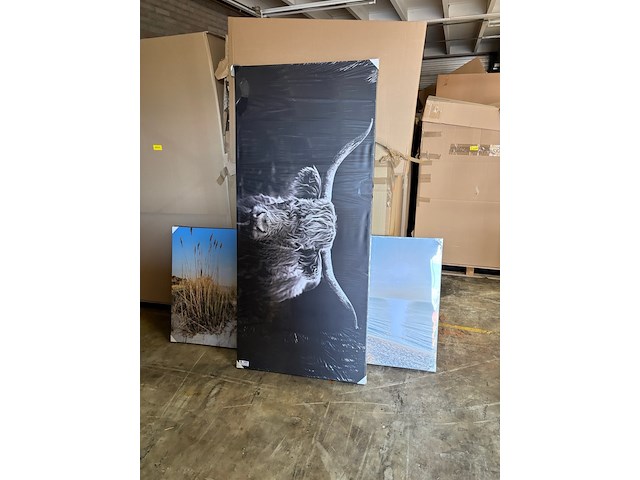 Pallet canvas wanddecoratie, mixpartij - afbeelding 9 van  9