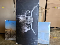 Pallet canvas wanddecoratie, mixpartij - afbeelding 9 van  9