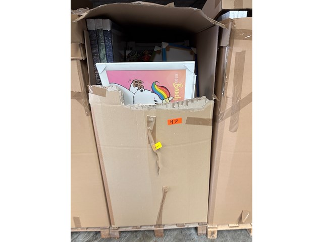 Pallet canvas wanddecoratie, mixpartij - afbeelding 2 van  8