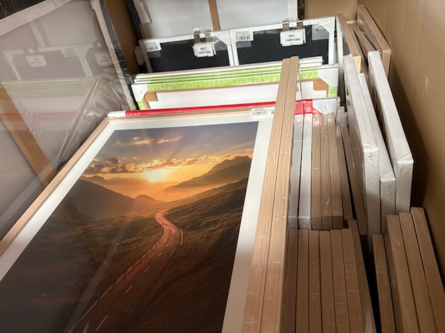 Pallet canvas wanddecoratie, mixpartij - afbeelding 4 van  5