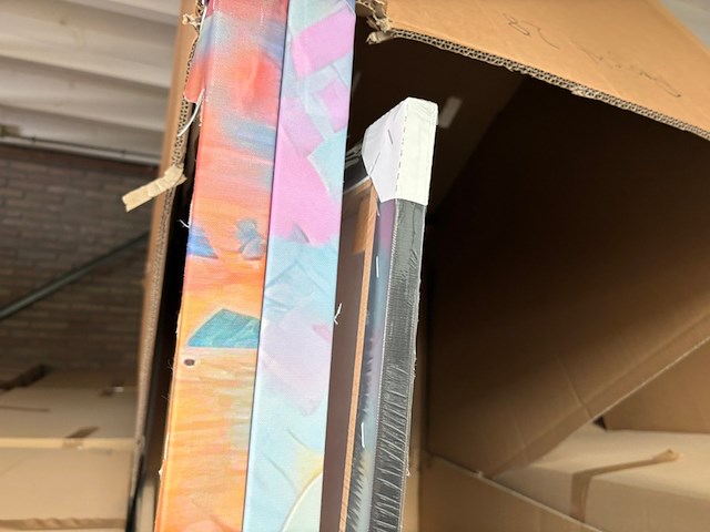 Pallet canvas wanddecoratie, mixpartij - afbeelding 5 van  7