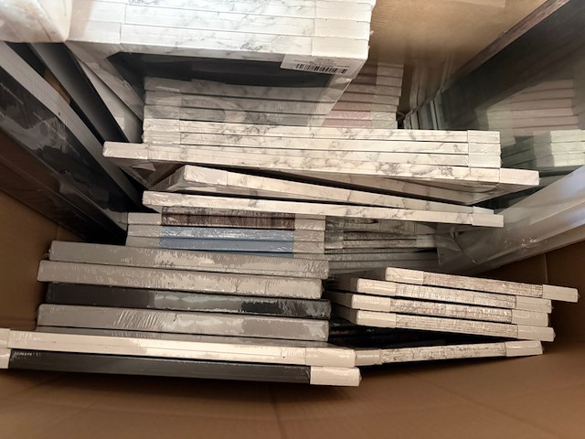Pallet canvas wanddecoratie, mixpartij - afbeelding 3 van  6