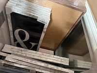 Pallet canvas wanddecoratie, mixpartij - afbeelding 5 van  6