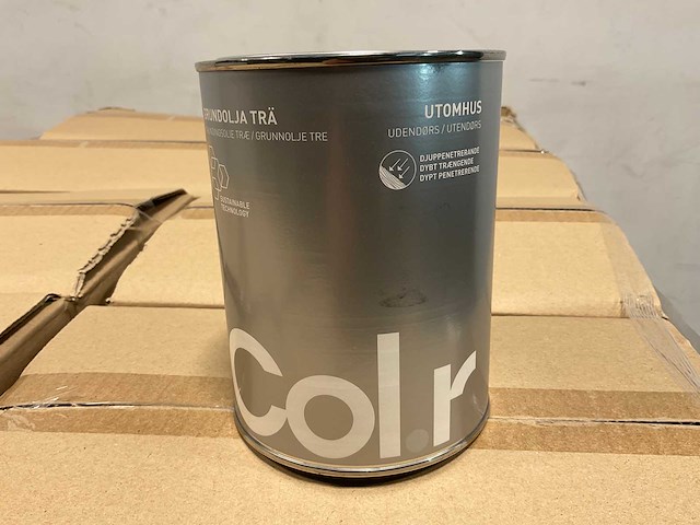 Pallet col.r grondolie voor hout transparant - 348 liter - afbeelding 2 van  9